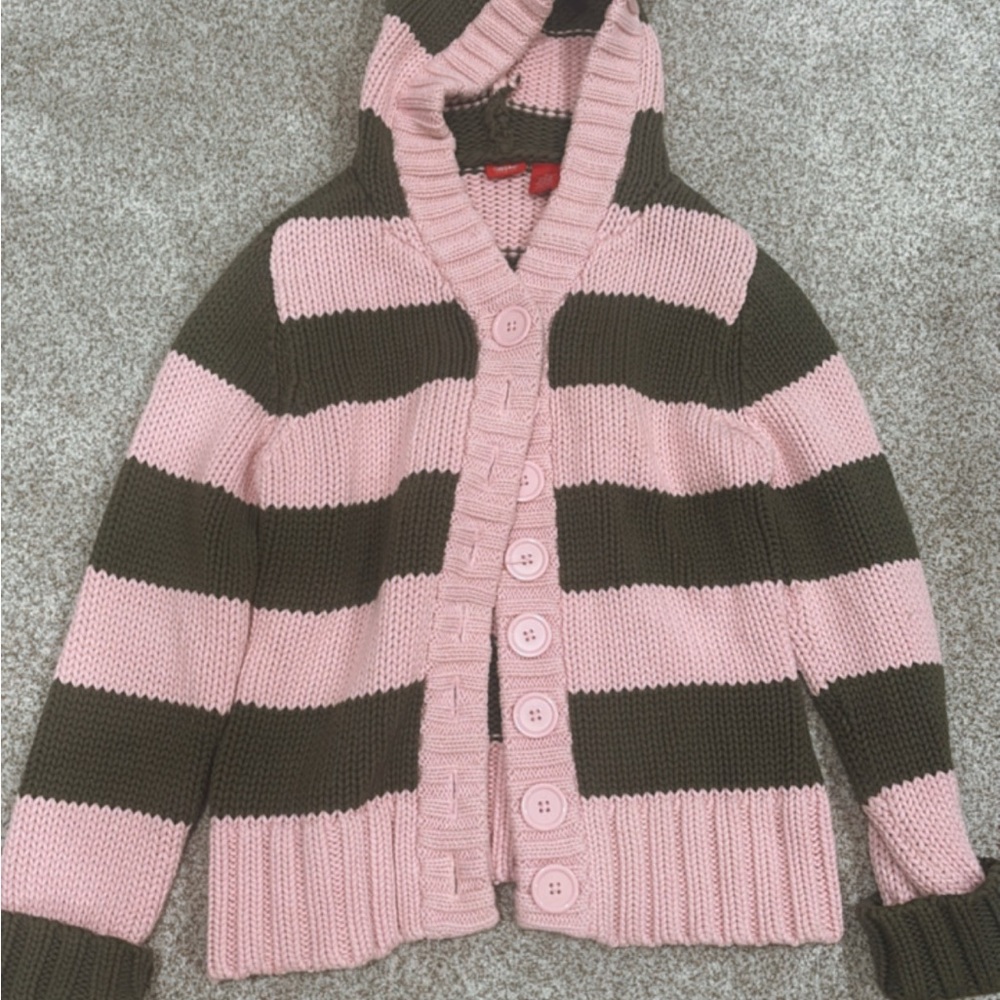 Mossimo Vintage Y2K Heavy Knit Button Up Women’s Sweater in Size XL, 100% Cotton
